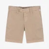 Il Gufo Boys Beige Cotton Bermuda Shorts