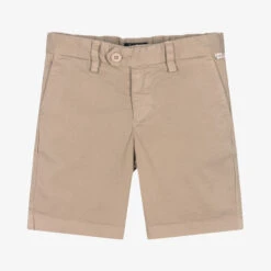Il Gufo Boys Beige Cotton Bermuda Shorts
