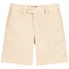 Il Gufo Boys Beige Cotton Shorts