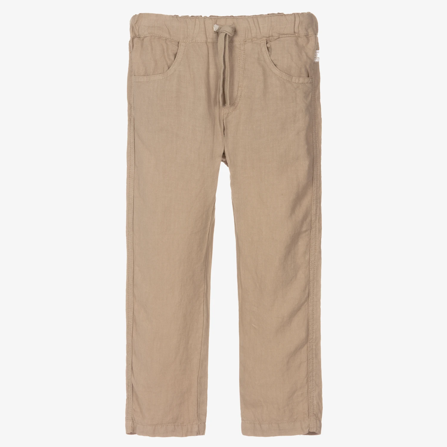 Il Gufo Boys Beige Linen Trousers 1 Il Gufo Boys Beige Linen Trousers