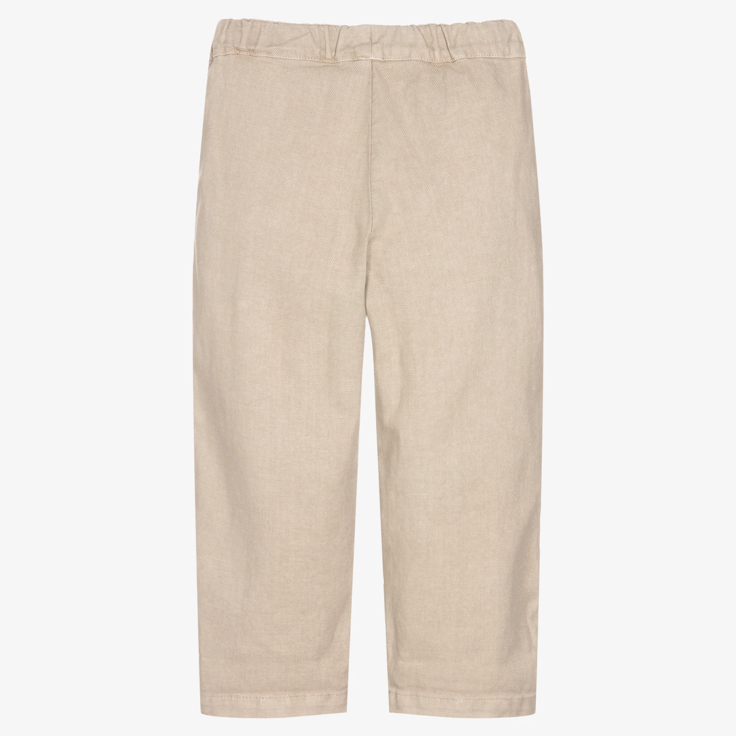 Il Gufo Boys Beige Tapered Trousers 3 Il Gufo Boys Beige Tapered Trousers - Image 3