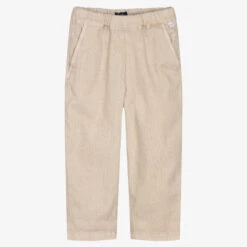Il Gufo Boys Beige Tapered Trousers