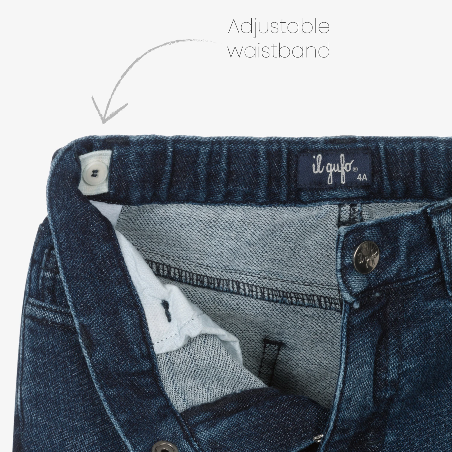 Il Gufo Boys Blue Denim Jeans 3 Il Gufo Boys Blue Denim Jeans - Image 3