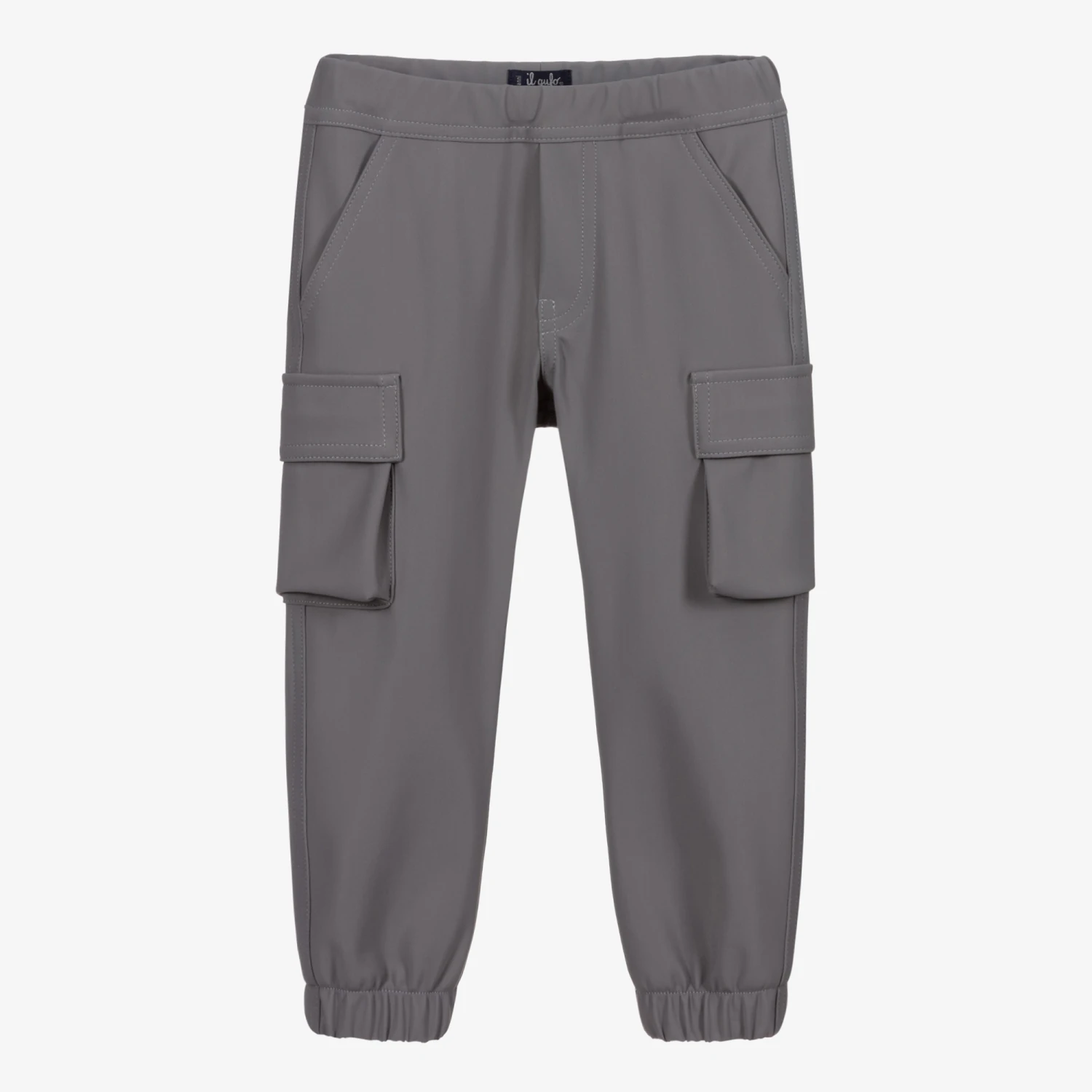 Il Gufo Boys Grey Cargo Joggers 1 Il Gufo Boys Grey Cargo Joggers