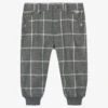 Il Gufo Boys Grey Check Trousers