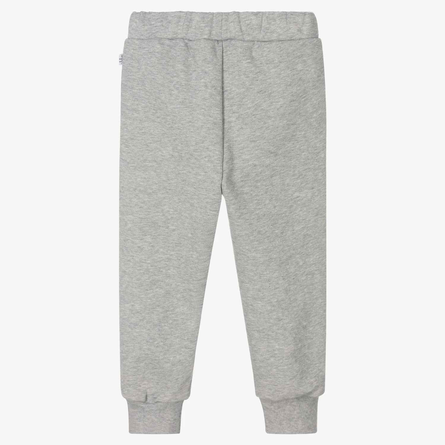 Il Gufo Boys Grey Cotton Joggers 2 Il Gufo Boys Grey Cotton Joggers - Image 2
