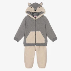 Il Gufo Boys Grey Fox Tracksuit