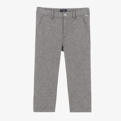 Il Gufo Boys Grey Herringbone Trousers