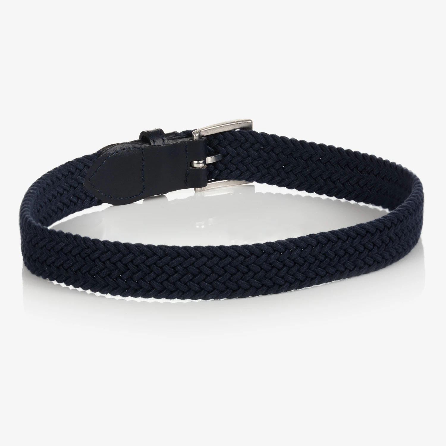 Il Gufo Boys Navy Blue Woven Belt 3 Il Gufo Boys Navy Blue Woven Belt - Image 3