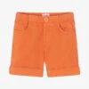 Il Gufo Boys Orange Cotton Shorts