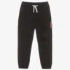 Joyday Boys Black Cotton Twill Trousers