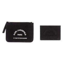 KARL LAGERFELD KIDS Leather Purse & Card Holder