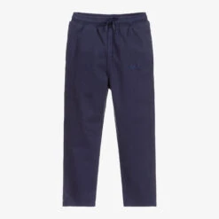 KENZO KIDS Boys Blue Cotton Trousers