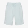 KENZO KIDS Boys Blue Jersey Twill Logo Shorts