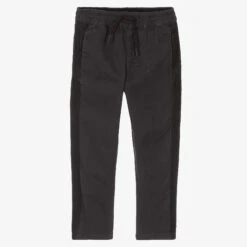 KENZO KIDS Boys Grey Cotton Trousers
