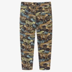 KENZO KIDS Grey Cheetah Cotton Trousers -The Little Outfit Sales Store kenzo kids grey cheetah cotton trousers 470468 02df49b50ce785bac3c18c914603dcad92b69630