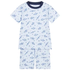Kissy Kissy Boys Blue Pima Cotton Pyjamas