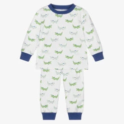 Kissy Kissy Boys White Alligator Pyjamas