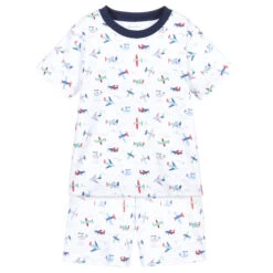 Kissy Kissy Pima Cotton Aeroplane Pyjamas