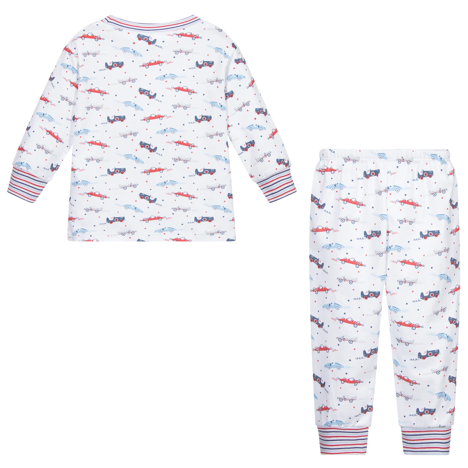 Kissy Kissy Pima Cotton Racecar Pyjamas 4 Kissy Kissy Pima Cotton Racecar Pyjamas - Image 4