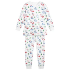 Kissy Kissy White Pima Cotton Dog Pyjamas