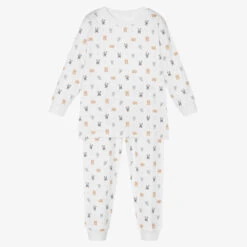 Kissy Kissy Kissy Love White Pima Cotton Pyjamas