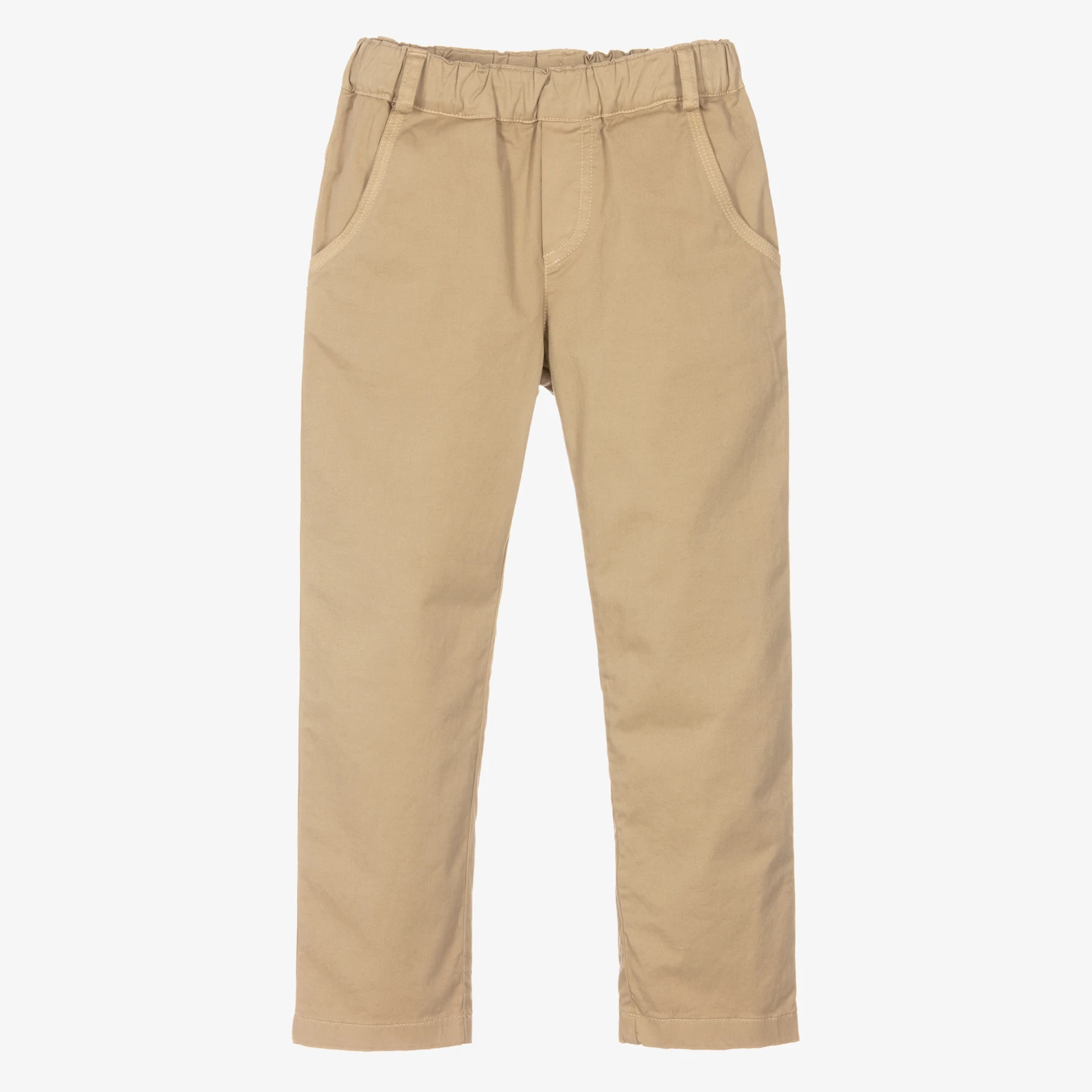 Lapin House Boys Beige Cotton Trousers 4 Lapin House Boys Beige Cotton Trousers - Image 4