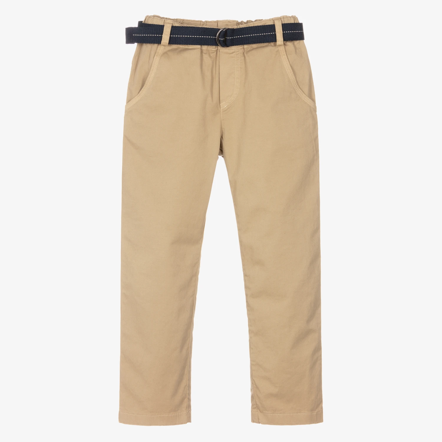 Lapin House Boys Beige Cotton Trousers 1 Lapin House Boys Beige Cotton Trousers