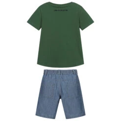 Lapin House Boys Green & Blue Shorts Set -The Little Outfit Sales Store lapin house boys green blue shorts set 365945 b338b283d39a9637bab600ed8d2f95f7d8b74b2a