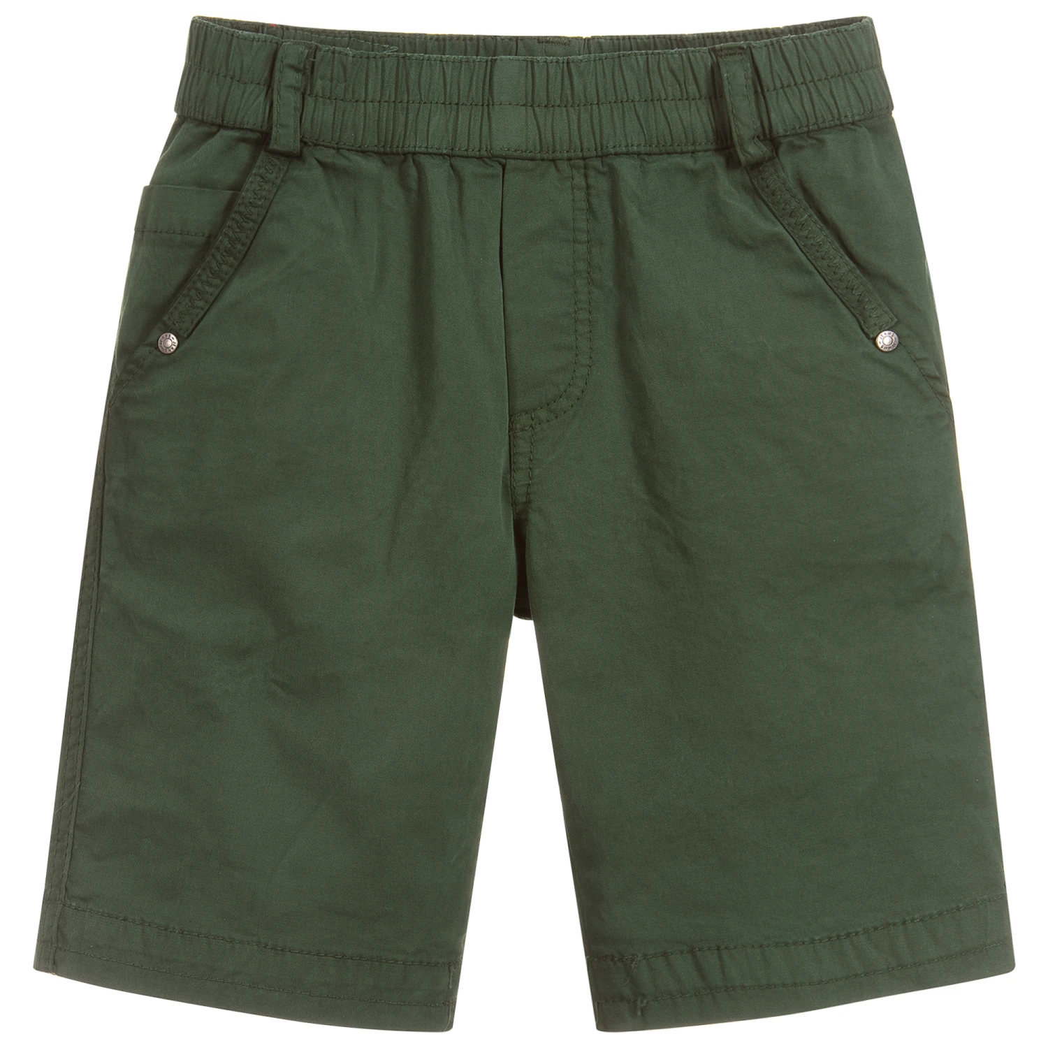 Lapin House Boys Green Cotton Shorts 3 Lapin House Boys Green Cotton Shorts - Image 3