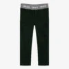 Lapin House Boys Green Cotton Trousers