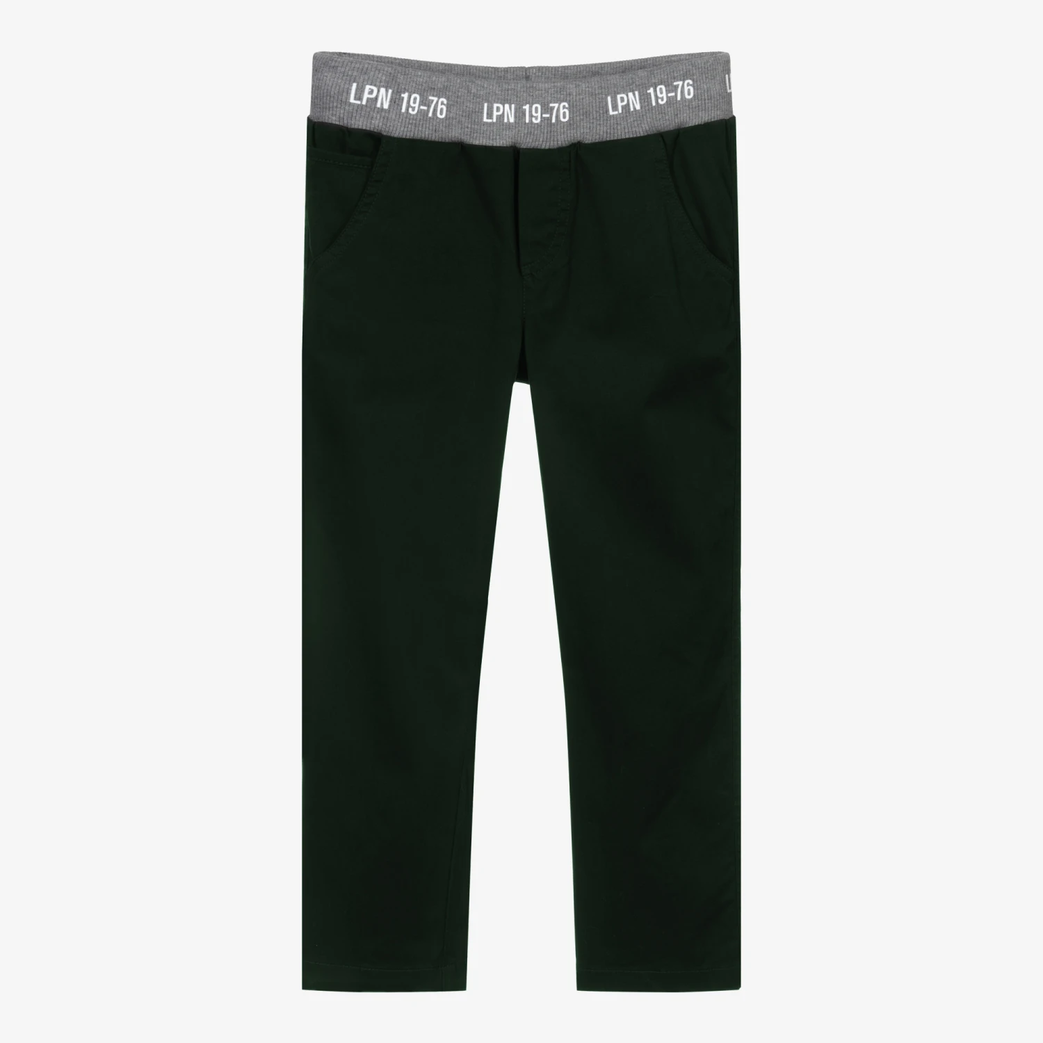 Lapin House Boys Green Cotton Trousers 1 Lapin House Boys Green Cotton Trousers