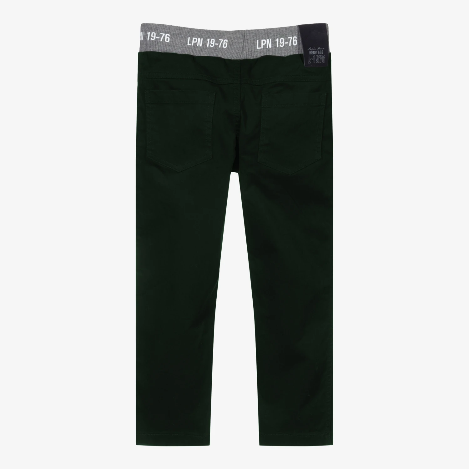 Lapin House Boys Green Cotton Trousers 2 Lapin House Boys Green Cotton Trousers - Image 2