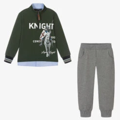 Lapin House Boys Green & Grey Tracksuit -The Little Outfit Sales Store lapin house boys green grey tracksuit 464640 59807d68496585c5358e0e43e95c1b93db42838b