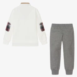 Lapin House Boys Ivory & Grey Tracksuit -The Little Outfit Sales Store lapin house boys ivory grey tracksuit 464761 ccf89ef44a7ccfece2098df01da0287b9ce41eea