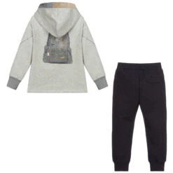 Lapin House Grey & Blue Cotton Tracksuit -The Little Outfit Sales Store lapin house grey blue cotton tracksuit 343108 2c321a943ee975a0f939a7ddc64ca6f56379b17f