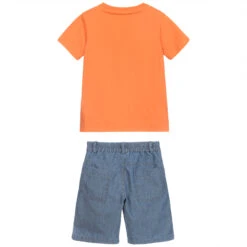 Lapin House Orange & Blue Shorts Set -The Little Outfit Sales Store lapin house orange blue shorts set 365969 f5b2a410cf72277907f1dd4b94fab222b672f48a