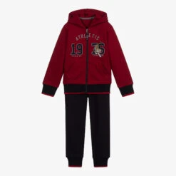 Lapin House Red & Blue Cotton Tracksuit