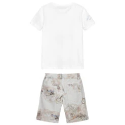 Lapin House White & Beige Shorts Set -The Little Outfit Sales Store lapin house white beige shorts set 366006 6fbfddad0f367c07d566a8a1eada64daf0a8ec46