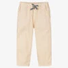 Laranjinha Boys Beige Cotton Trousers
