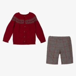 Laranjinha Boys Red Cotton Shorts Set -The Little Outfit Sales Store laranjinha boys red cotton shorts set 405381 3be5b3c55fe08d23a850a658de413b02e996fa63