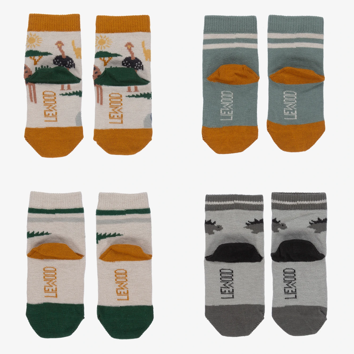 Liewood Ivory Cotton Socks (4 Pack) 3 Liewood Ivory Cotton Socks (4 Pack) - Image 3