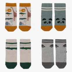 Liewood Ivory Cotton Socks (4 Pack)