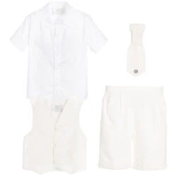 Little Darlings Occasion Boys Ivory Cotton 'Henry' 4 Piece Ceremony Set -The Little Outfit Sales Store little darlings boys ivory cotton henry 4 piece ceremony set 144659 43a3ee8f71e30f94ccd20a5c7869d2eb0b3be991