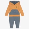 Lyle & Scott Boys Brown & Grey Tracksuit