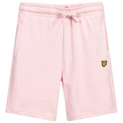 Lyle & Scott Boys Pink Cotton Shorts
