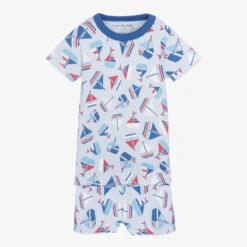 Magnolia Baby Boys Blue Set Sail Pyjamas