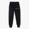 MARC JACOBS Navy Blue Cotton Logo Joggers