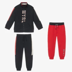 Mayoral Blue & Red 3 Piece Tracksuit