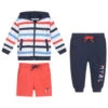 Mayoral Blue & Red Cotton Tracksuit